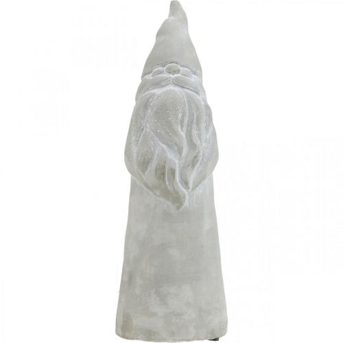Floristik24 Figura decorativa elfo Decoración navideña gris hormigón H31cm