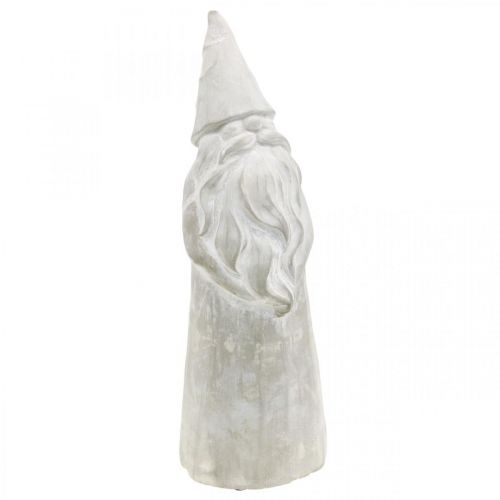 Floristik24 Figura decorativa duendecillo concreto navidad duendecillo gris H39,5cm