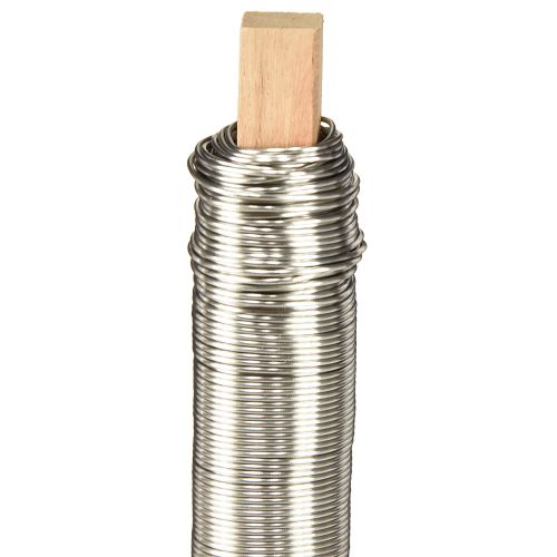 Artículo Alambre para envolver alambre para manualidades alambre para encuadernación acero inoxidable 0,65 mm 100 g