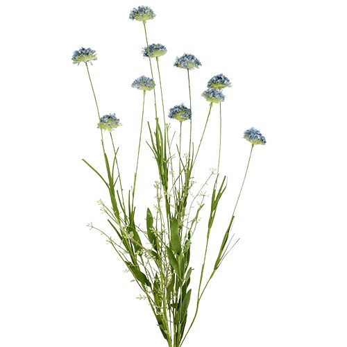 Floristik24 Flores de pradera azul L65cm 3pcs