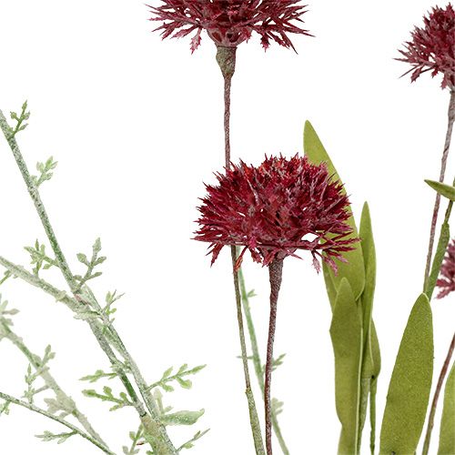 Floristik24 Flores del prado rojo L60cm 3pcs