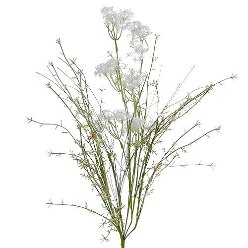 Jardín Flores Blanco L50cm 3pcs