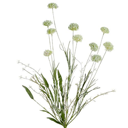 Floristik24 Flores de pradera blanco L60cm 3pcs