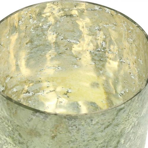 Floristik24 Linterna portavelas de vidrio portavelas de vidrio Ø12cm H15cm