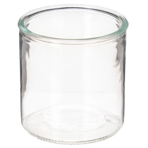 Jarrón cilíndrico de cristal, transparente, versátil, 10 cm, 3 piezas comprar | Floristik24.es