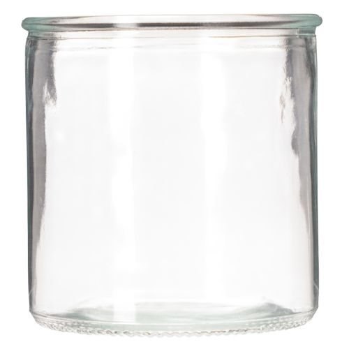 Jarrón cilíndrico de cristal, transparente, versátil, 10 cm, 3 piezas | Floristik24.es