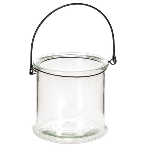 Farol colgante de cristal Ø12cm H12.5cm 2 unidades comprar | Floristik24.es