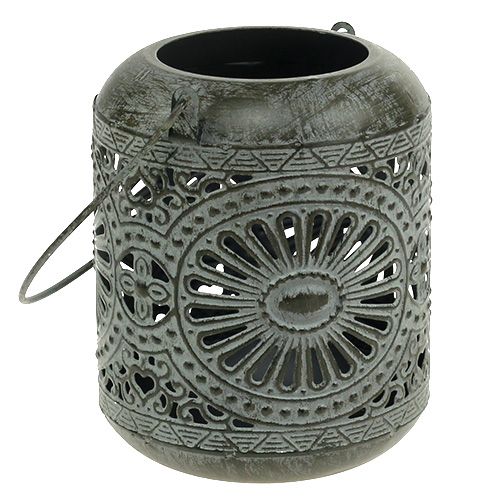 Floristik24 Viento gris claro Ø9cm H11.5cm