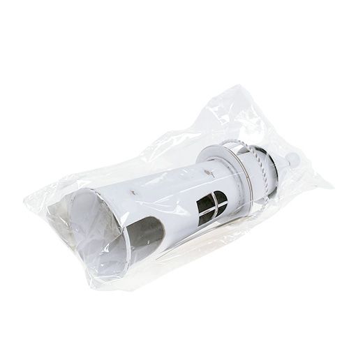 Floristik24 Faro Deco 15cm blanco