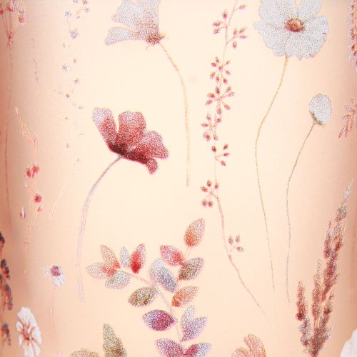 Artículo Elegante candelabro con un delicado diseño floral para una decoración armoniosa de la habitación, 8 cm, 4 piezas