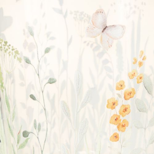 Artículo Farol decorativo de cristal con motivo de mariposas para un toque elegante en el hogar, 18 cm, 2 piezas