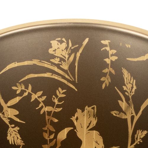 Artículo Farol decorativo de cristal con motivo floral para dar un toque atmosférico al hogar, 8 cm, 4 piezas.