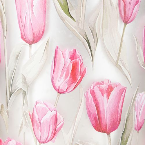 Artículo Elegante farolero con motivo de tulipán para una decoración primaveral atmosférica, 12,5 cm, 2 piezas.