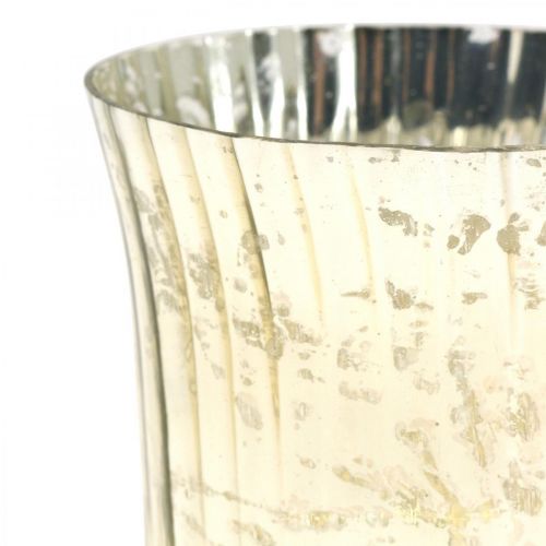 Artículo Linterna portavelas de vidrio portavelas de vidrio Ø11cm H14.5cm
