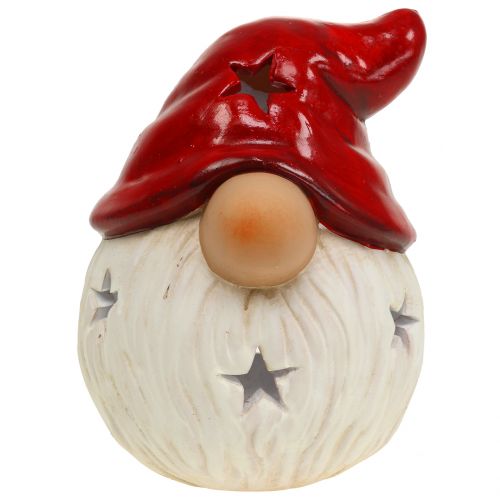 Floristik24 Linterna Papá Noel Ø15cm H19cm