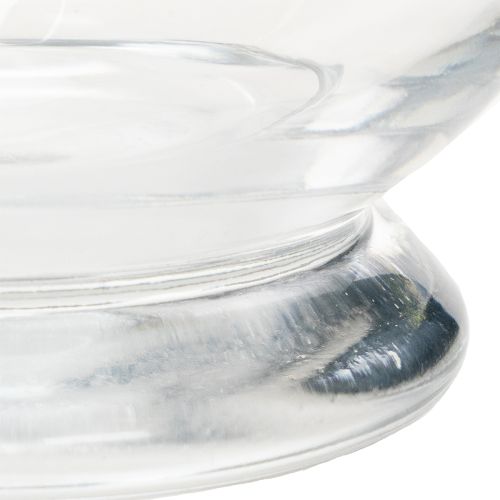 Candelabro/jarrón de cristal para un diseño interior atmosférico con elegancia clásica, 25 cm | Floristik24.es