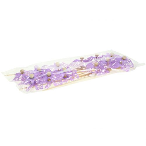 Floristik24 Molino de viento Mini Purple Ø9cm 12pcs