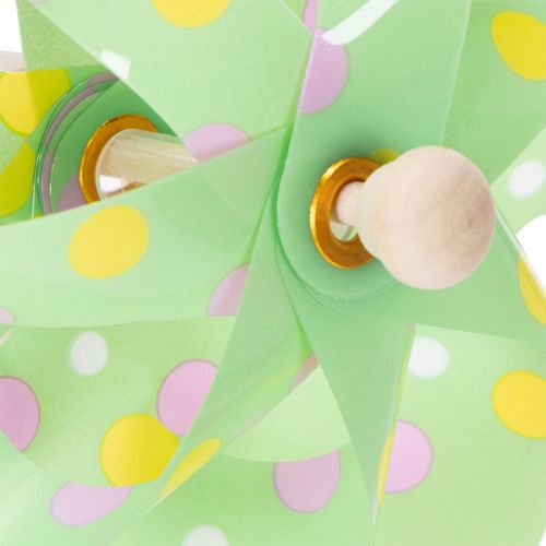 Artículo Molino de viento decorativo para jardín para colocar en parterres, 47 cm, 3 piezas