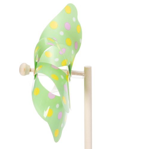 Artículo Molino de viento decorativo para jardín para colocar en parterres, 47 cm, 3 piezas