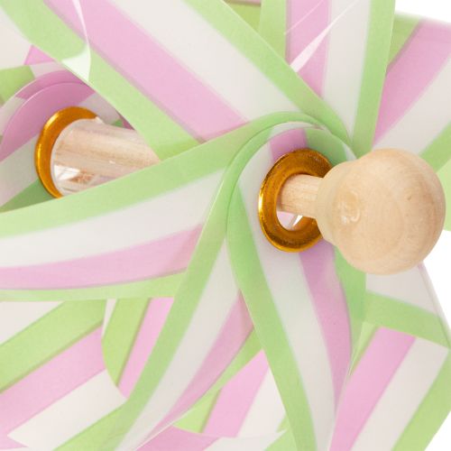 Artículo Estaca de jardín con molino de viento, atractiva decoración para patio, jardín y balcón, 47 cm, 3 piezas