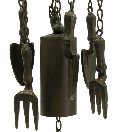 Floristik24 Regadera para colgar carillones de viento marrón oscuro 80cm