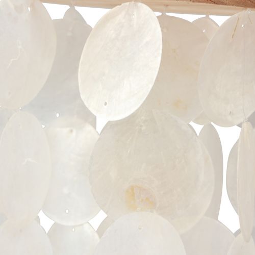 Floristik24 Campana de viento Conchas de Capiz nácar natural L50cm