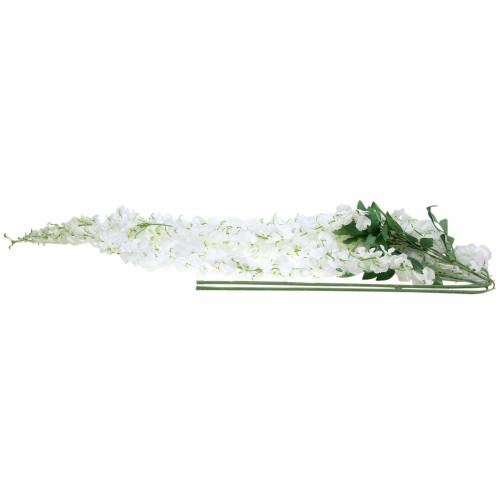 Floristik24 Guirnalda Wisteria Blanca 175cm 2pcs