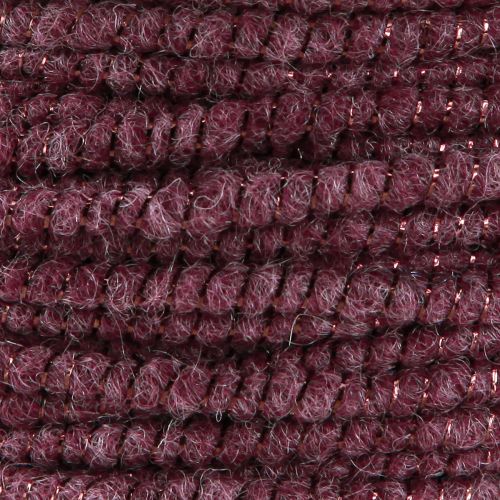 Artículo Hilo de lana con hilo de fieltro mica violeta Ø5mm 33m