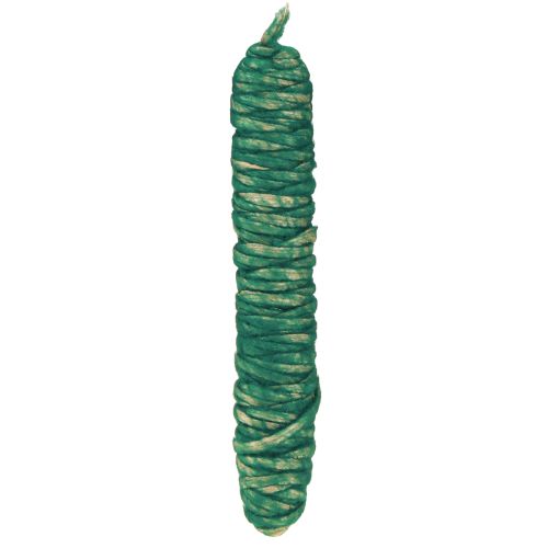Artículo Cordón de lana verde vintage hilo absorbente lana natural yute 30m