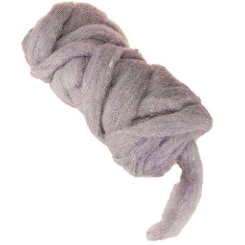 Artículo Cinta de lana violeta claro, 10 m, lana decorativa para floristería y manualidades.