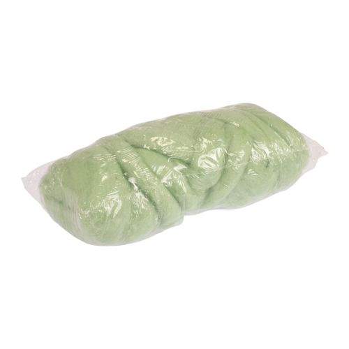 Cordón de lana cordón de fieltro fusible de lana verde claro Ø4–5cm 10m