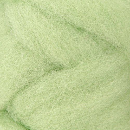 Artículo Cordón de lana cordón de fieltro fusible de lana verde claro Ø4–5cm 10m