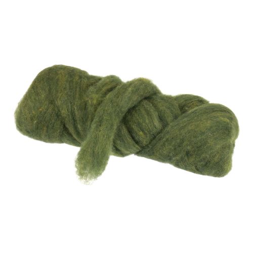 Cordón de lana cordón de fieltro de lana verde oscuro Ø2cm 10m