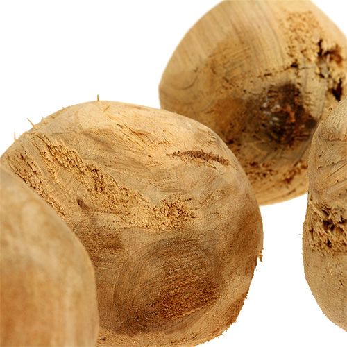 Floristik24 Cepellón madera de abeto Ø7cm natural 5uds