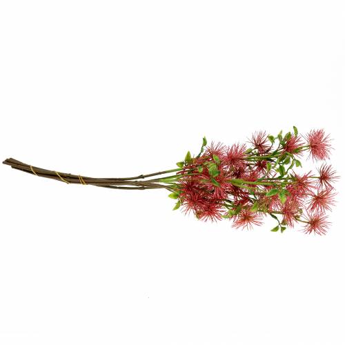 Floristik24 Flor de seda xanthium rosa palo 53cm 6uds