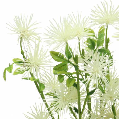 Floristik24 Xanthium flor de seda blanca 53cm 6uds