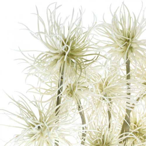 Artículo Xanthium flor artificial crema decoración otoño 6 flores 80cm 3ud