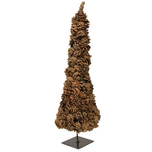 Floristik24 Árbol de Navidad de mesa cónica, árbol cónico, natural, 16×60cm
