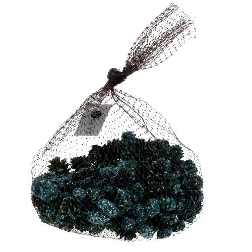 Floristik24 Pequeños conos verde helado 200g