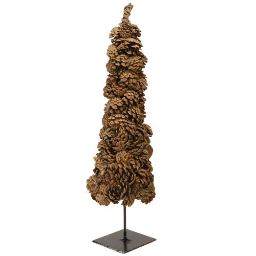 Floristik24 Árbol de Navidad de cono, decoración de cono natural, 14 x 50 cm