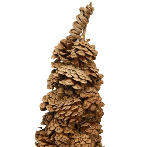 Floristik24 Árbol de Navidad de cono, decoración de cono natural, 14 x 50 cm