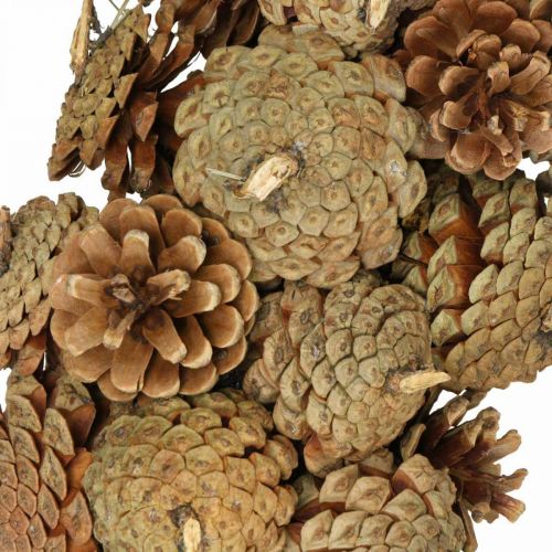 Artículo Corona de cono Corona de cono de pino Corona de navidad naturaleza Ø45cm