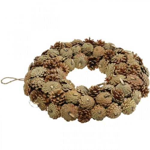 Floristik24 Corona de cono Corona de cono de pino Corona de navidad naturaleza Ø45cm