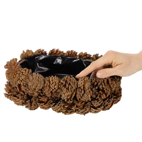 Maceta ovalada con forma de piña, 30 cm | Floristik24.es