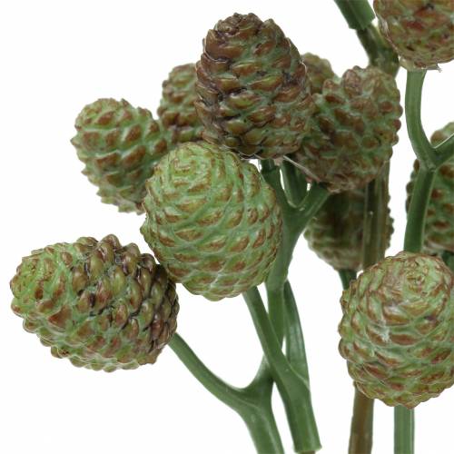 Floristik24 Cono Rama Verde 33cm ¡Planta artificial como la real!