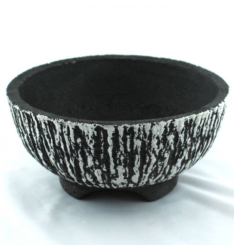 Floristik24 Cuenco de cemento redondo Ø30cm corteza