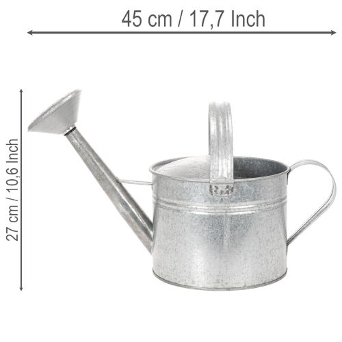 Regadera vintage de zinc, 27 cm - maceta para jardín y patio, maceta de metal | Floristik24.es
