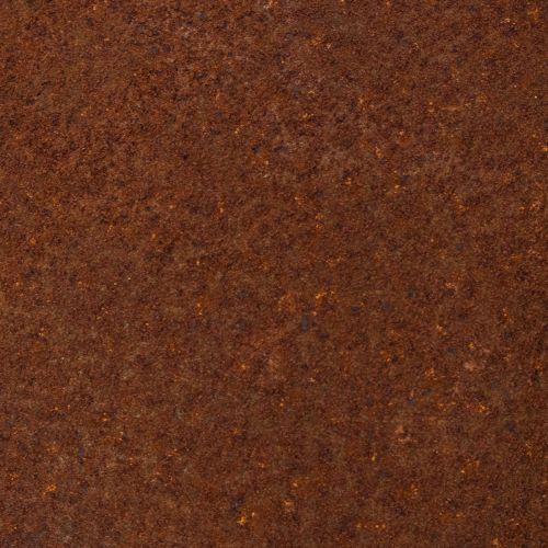 Artículo Elemento decorativo esférico color óxido para diseño de jardín rústico, 14 cm, 2 piezas