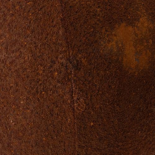 Artículo Elemento decorativo esférico color óxido para diseño de jardín rústico, 14 cm, 2 piezas