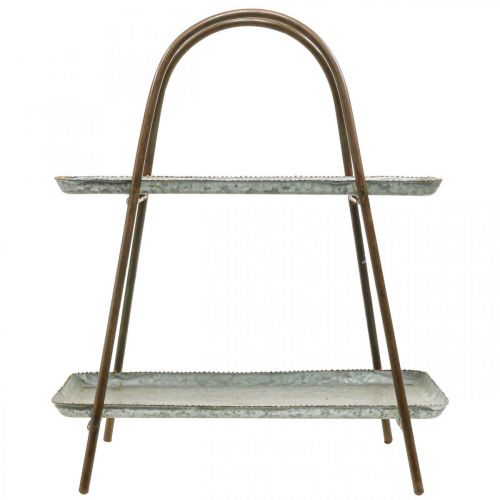 Artículo Soporte para pasteles bandeja decorativa vintage estante de mesa metal H47cm